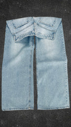 H&M WIDE LEG JEANS - UK 16