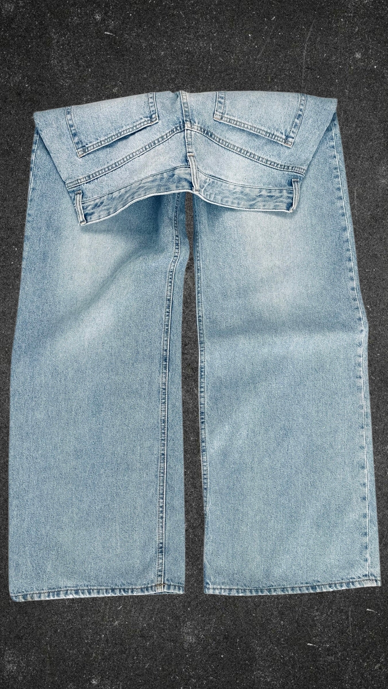 H&M WIDE LEG JEANS - UK 16
