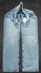 BERSHKA  WIDE LEG JEANS - UK 12