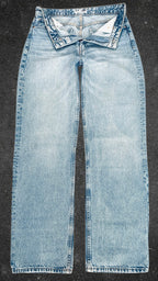 BERSHKA  WIDE LEG JEANS - UK 12