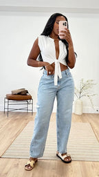 ABERCROMBIE & FITCH 90'S LOOSE FIT VINTAGE JEANS - UK 14