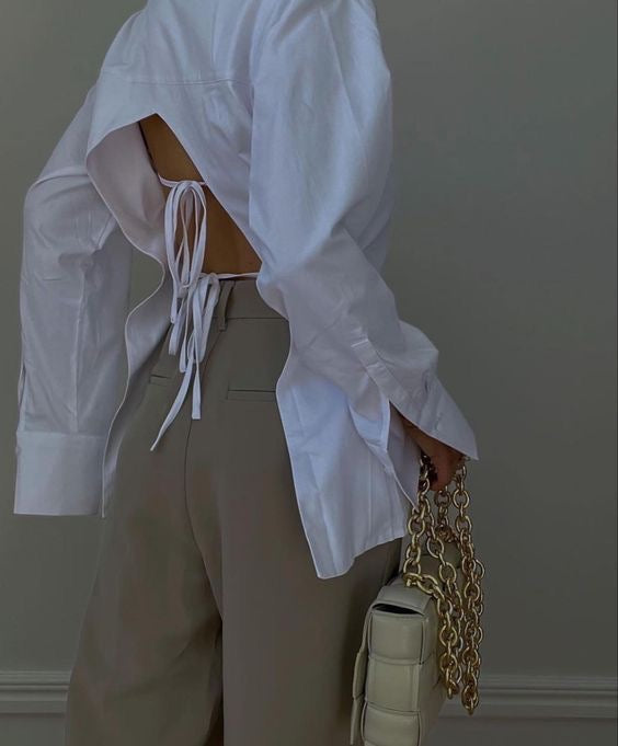 RALPH LAUREN REWORK LONG SLEEVED SHIRT - UK 14- 16