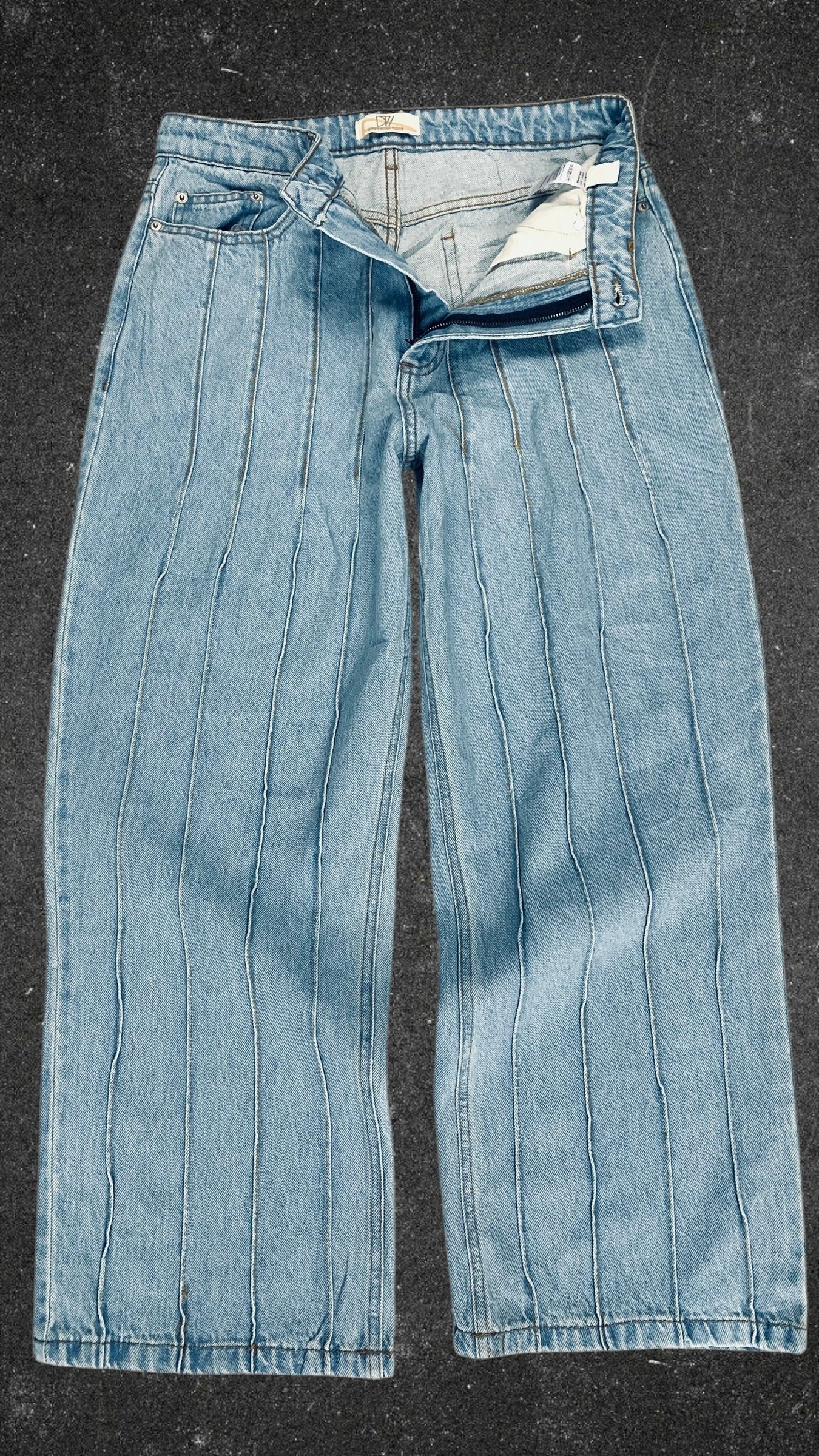 DON'T THINK TWICE WIDE LEG JEANS - UK 12