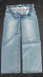 H&M WIDE LEG JEANS - UK 16