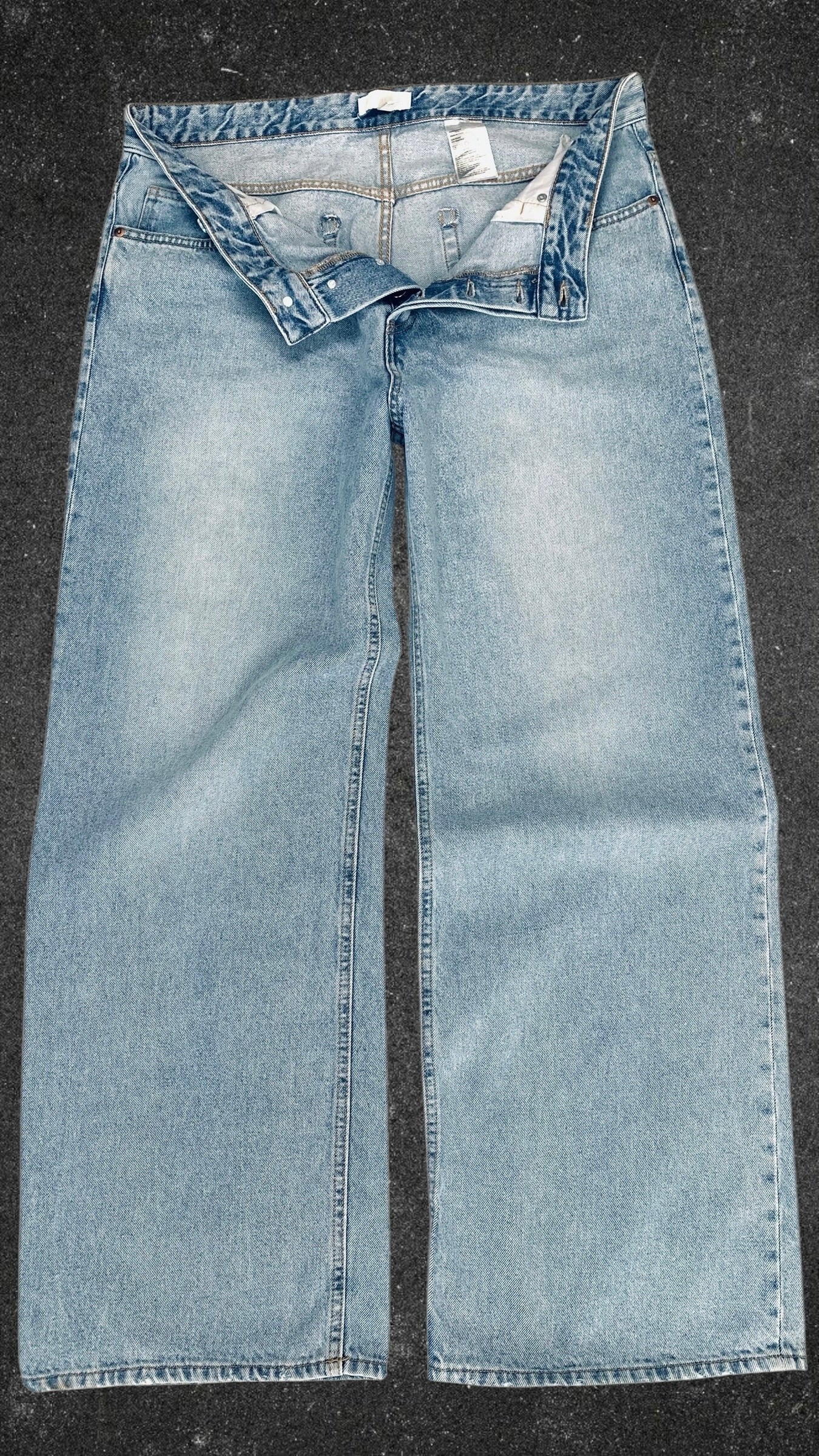 H&M WIDE LEG JEANS - UK 16