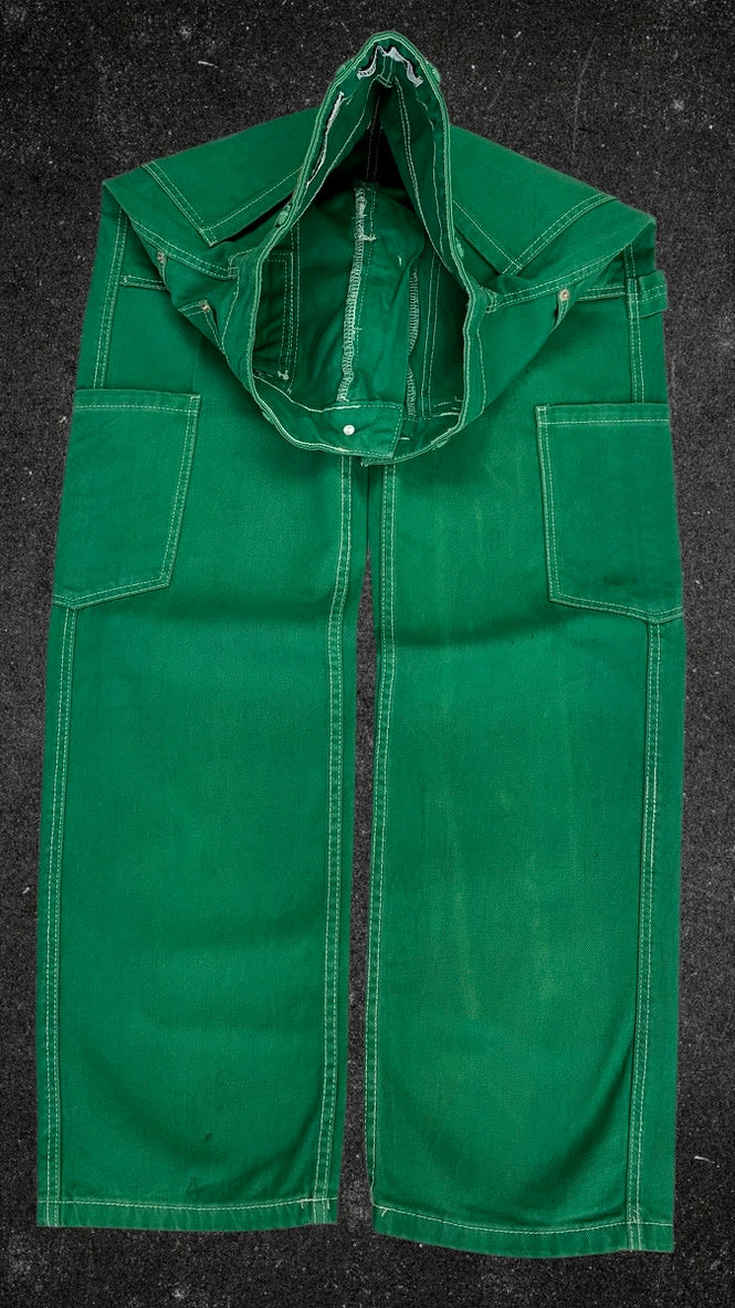 BERSHKA WIDE LEG CARGO JEANS - UK 6