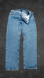 BASS & C0 STRAIGHT LEG VINTAGE JEANS - UK 14