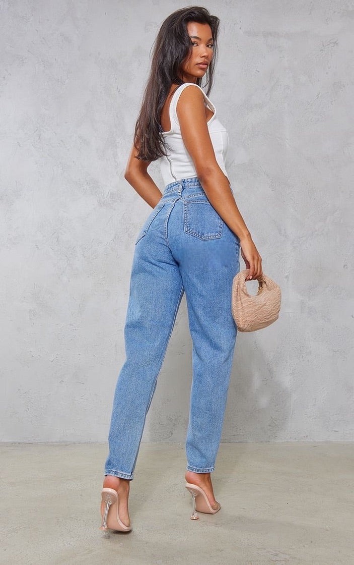 DENIM CO MOM VINTAGE JEANS - UK 8