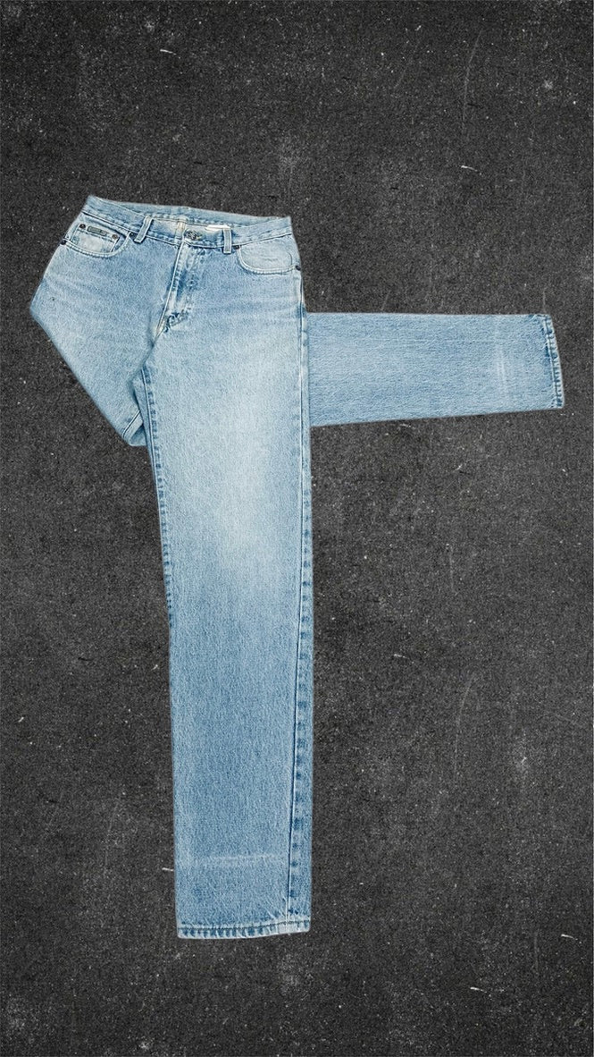 CALVIN KLEIN STRAIGHT LEG VINTAGE JEANS - UK 8