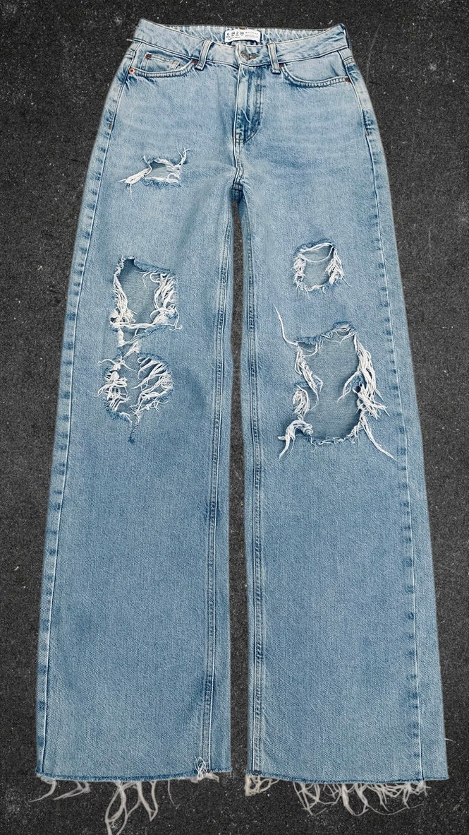 DENIM CO WIDE LEG JEANS