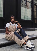 LEE 90's WIDE LEG VINTAGE OVERALL - UK 8