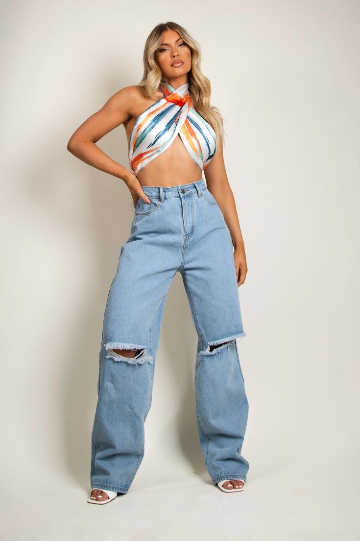 SHEIN WIDE LEG JEANS - UK 8