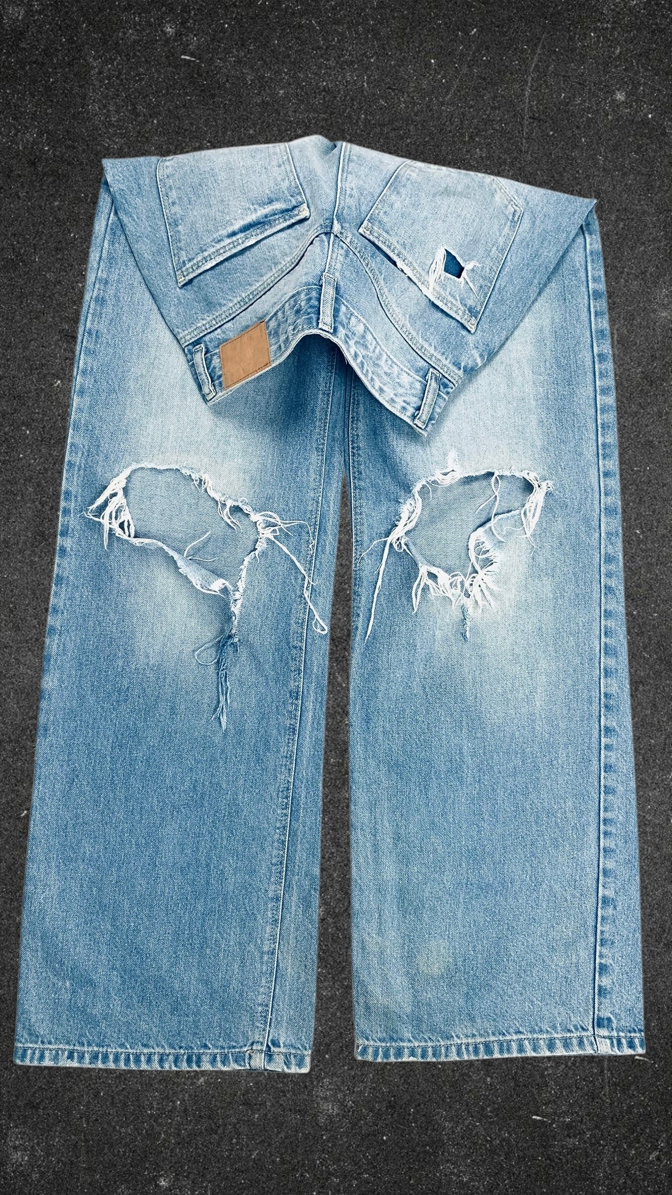 DENIM COLLECTION WIDE LEG JEANS - UK 6