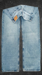 BERSHKA  WIDE LEG JEANS - UK 12