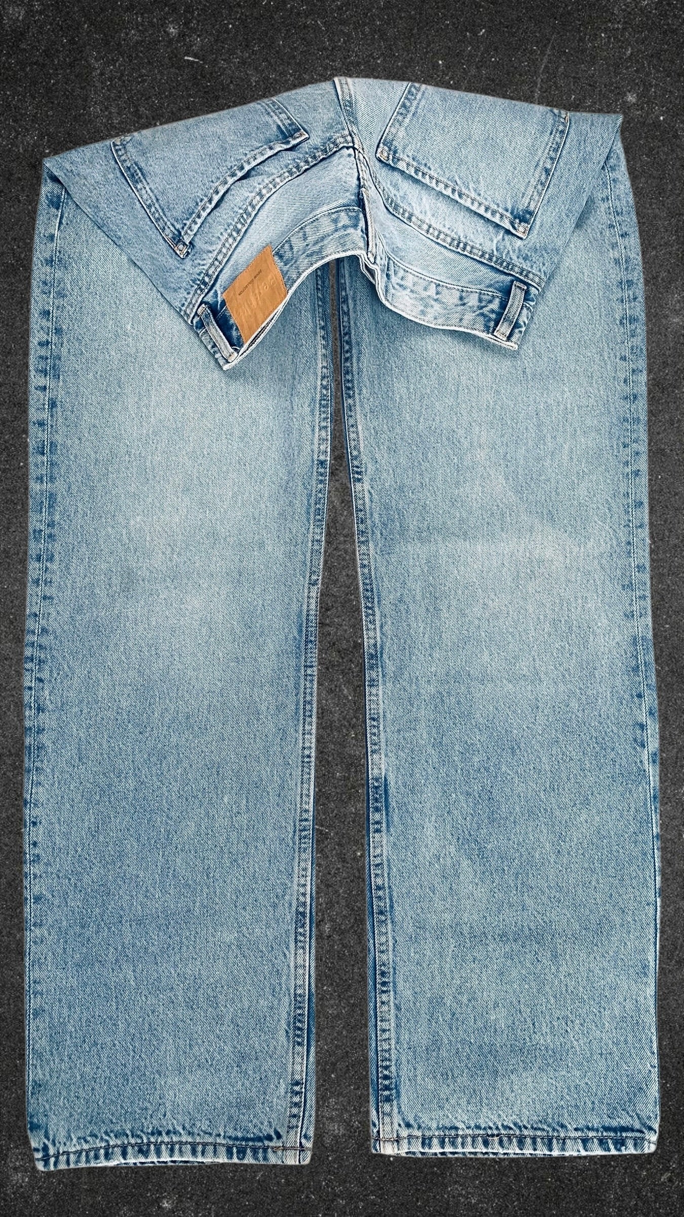 BERSHKA  WIDE LEG JEANS - UK 12