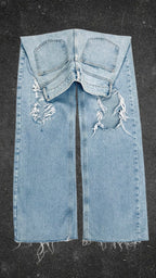 DENIM CO WIDE LEG JEANS