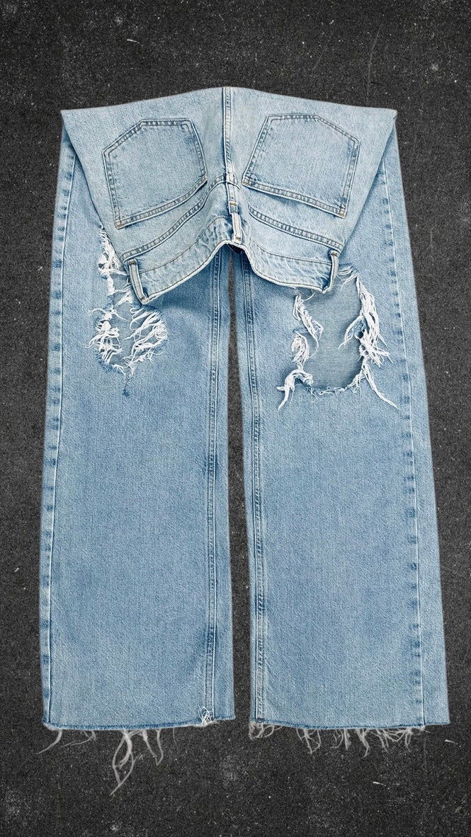 DENIM CO WIDE LEG JEANS