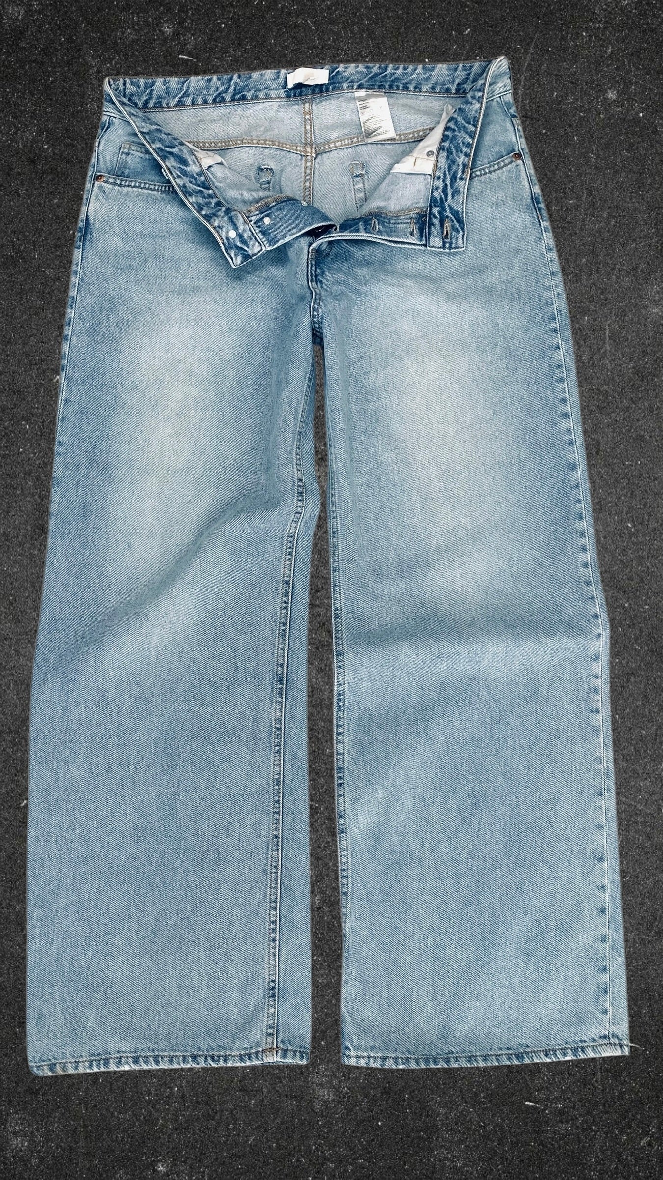 H&M WIDE LEG JEANS - UK 16