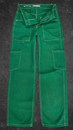 BERSHKA WIDE LEG CARGO JEANS - UK 6