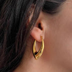 BALANCE SLEEPERS HUGGIES HOOP EARRINGS