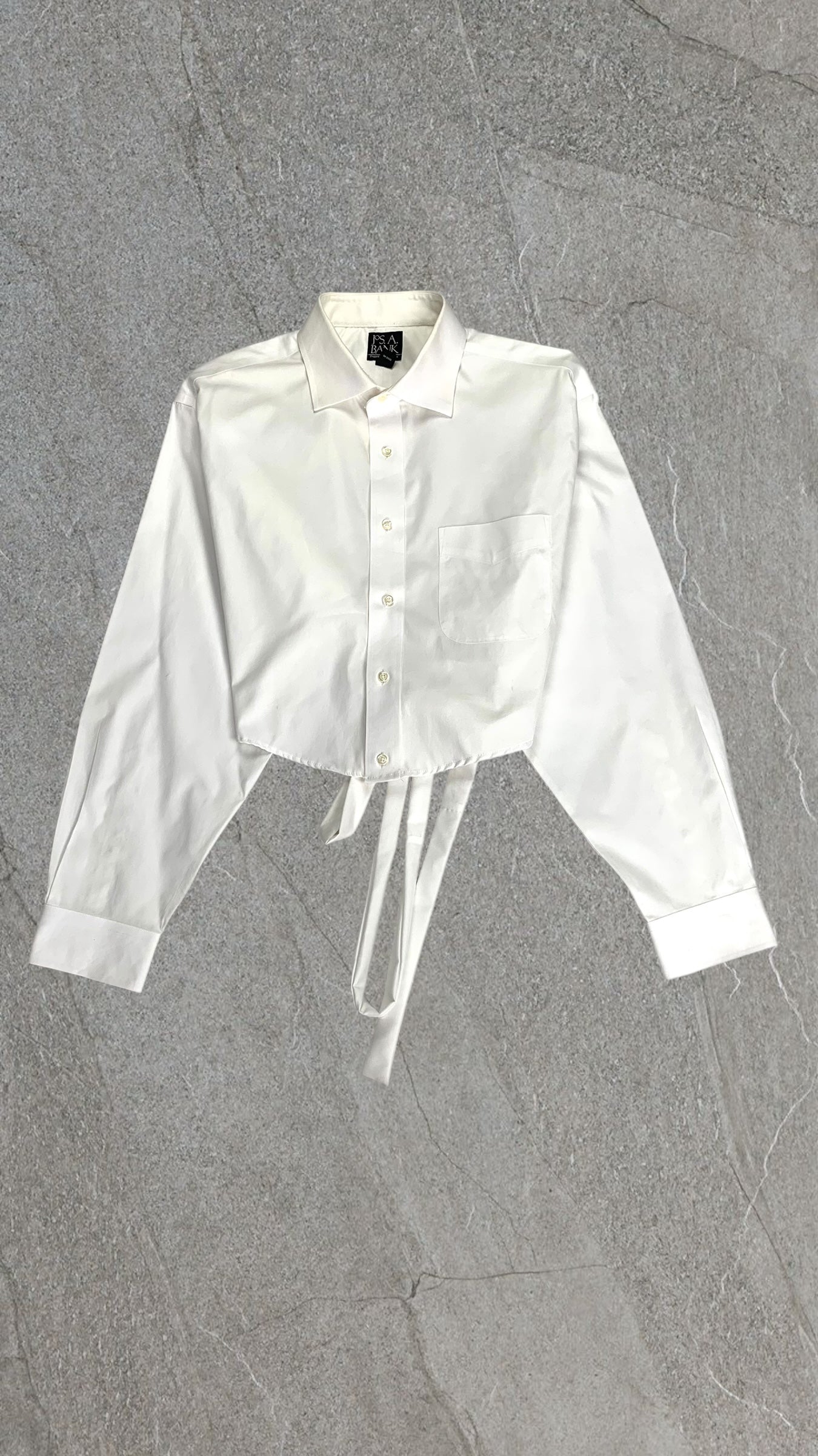 JOS.A.BANK BAGGY CROPPED SHIRT - UK 14