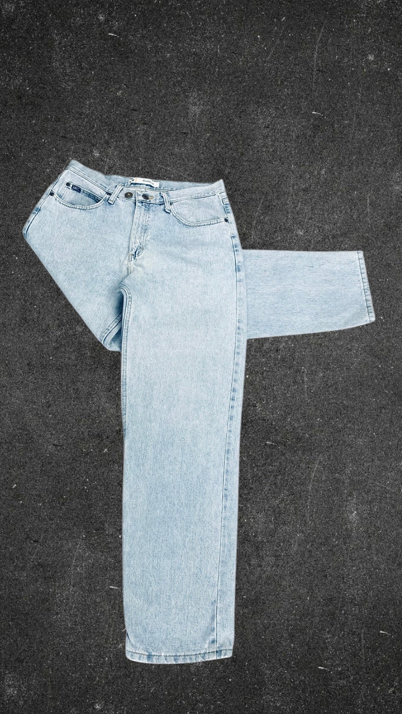 LEE RELAXED FIT STRAIGHT LEG VINTAGE JEANS - UK 12