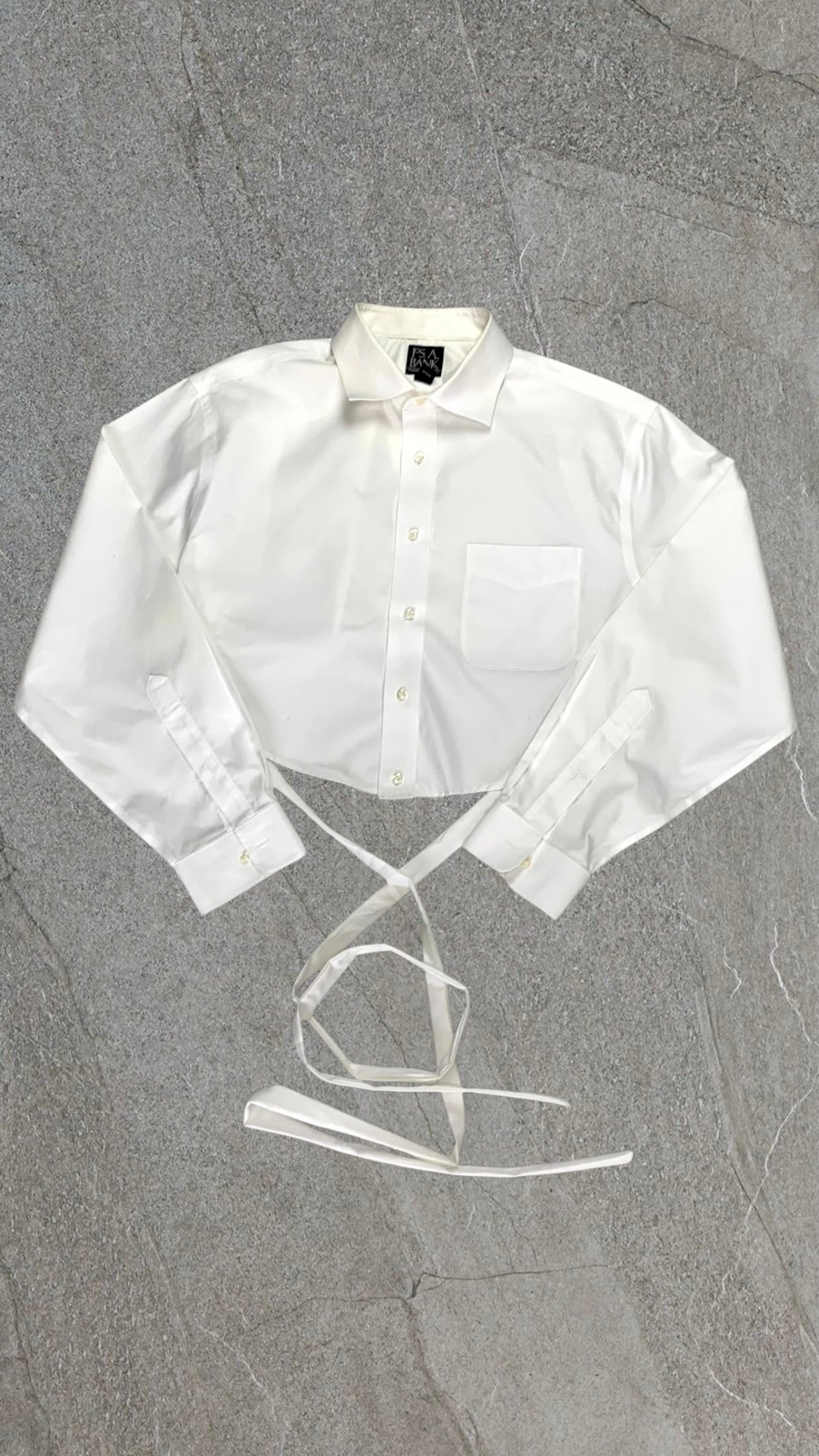 JOS.A.BANK BAGGY CROPPED SHIRT - UK 14