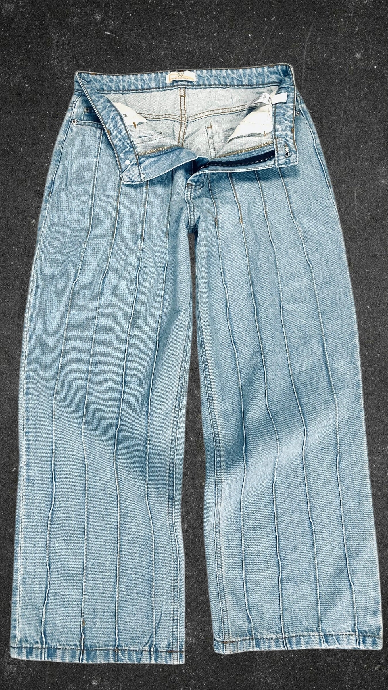DON'T THINK TWICE WIDE LEG JEANS - UK 12