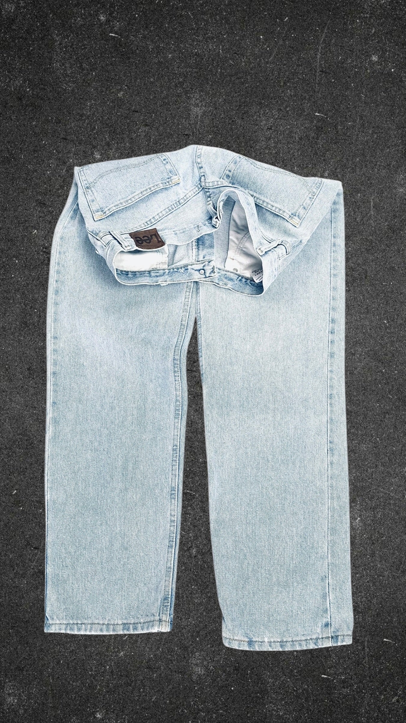 LEE RELAXED FIT STRAIGHT LEG VINTAGE JEANS - UK 12