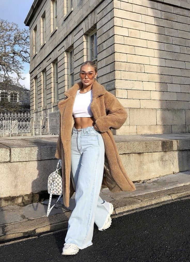 ZARA WIDE LEG JEANS - UK 8