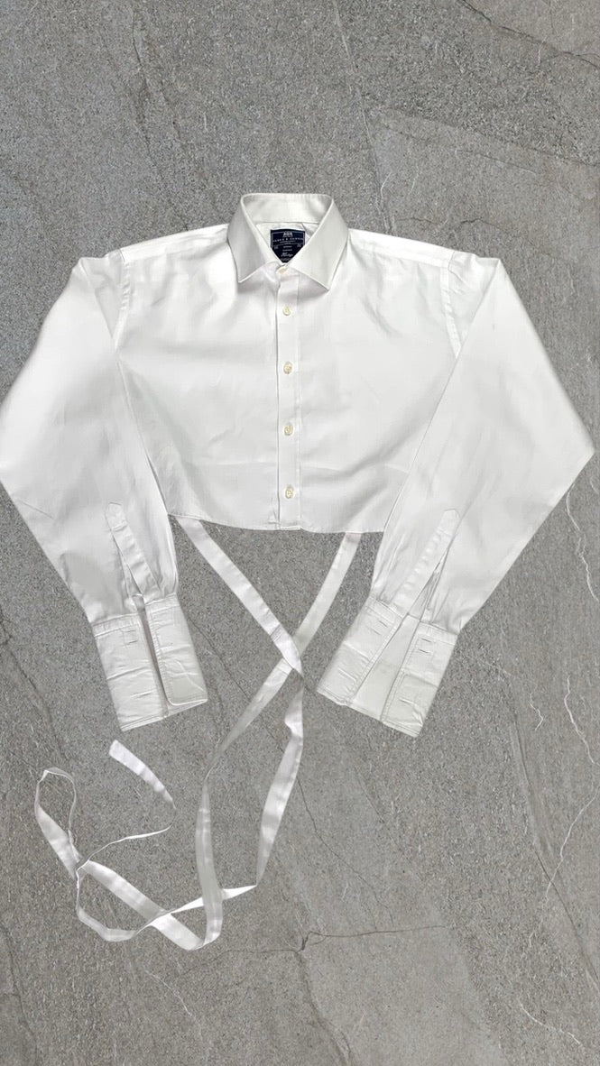 HAWES & CURTIS BAGGY CROPPED SHIRT - UK 12