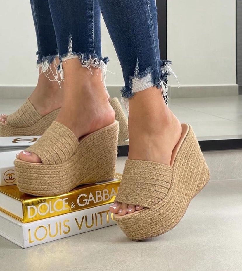 TU WEDGE PALTFORM MULE - UK 6 - EU 39