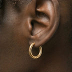 FORMATION ROUND HARLOW HOOP EARRINGS
