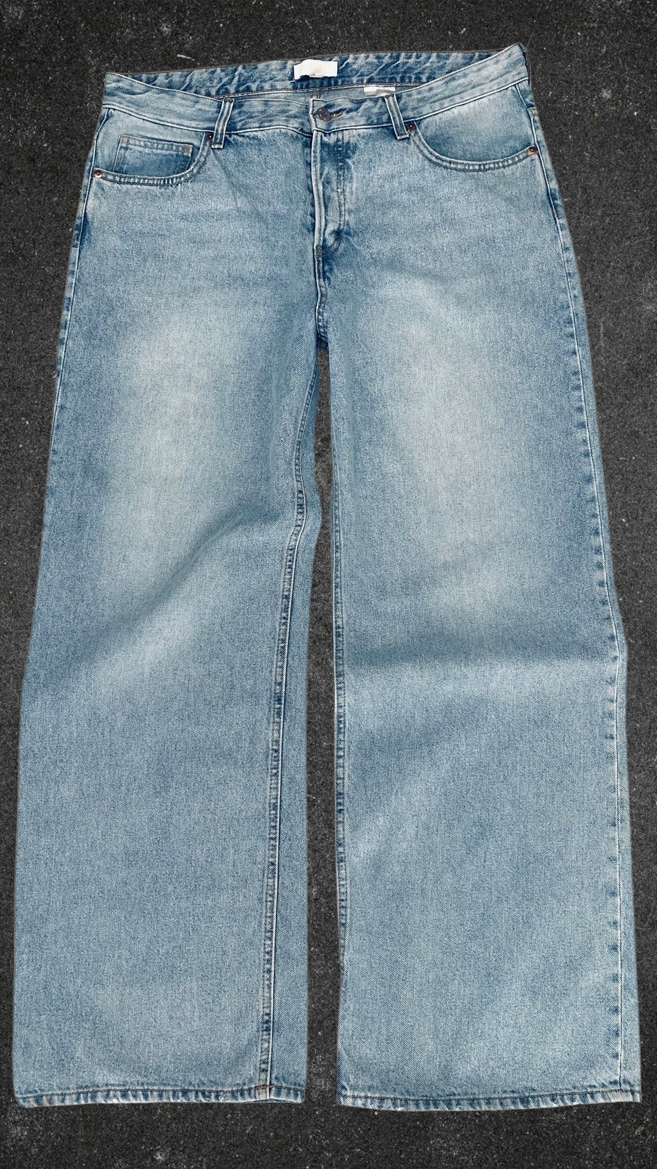 H&M WIDE LEG JEANS - UK 16