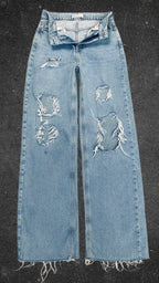 DENIM CO WIDE LEG JEANS