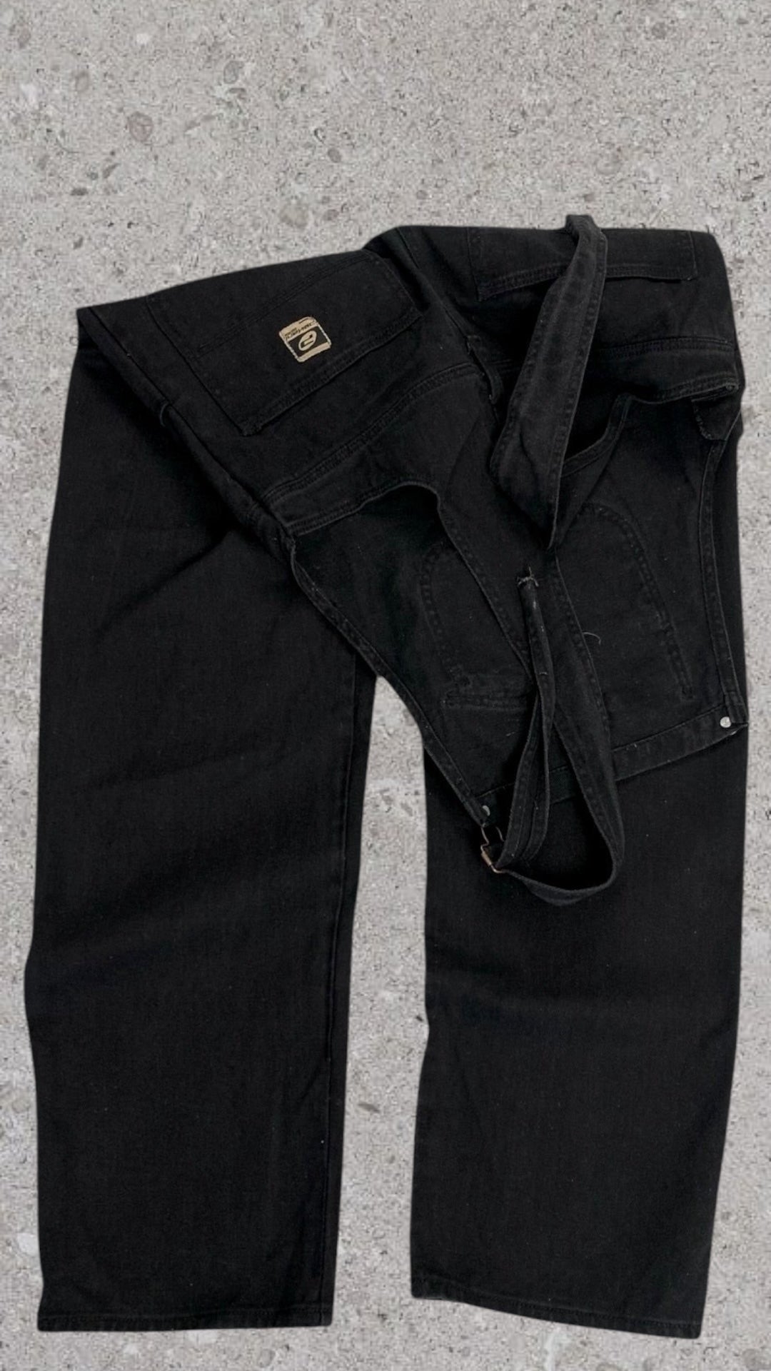 GEORGIO PEVIANI WIDE LEG VINTAGE OVERALL - UK 14