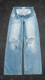 DENIM COLLECTION WIDE LEG JEANS - UK 6