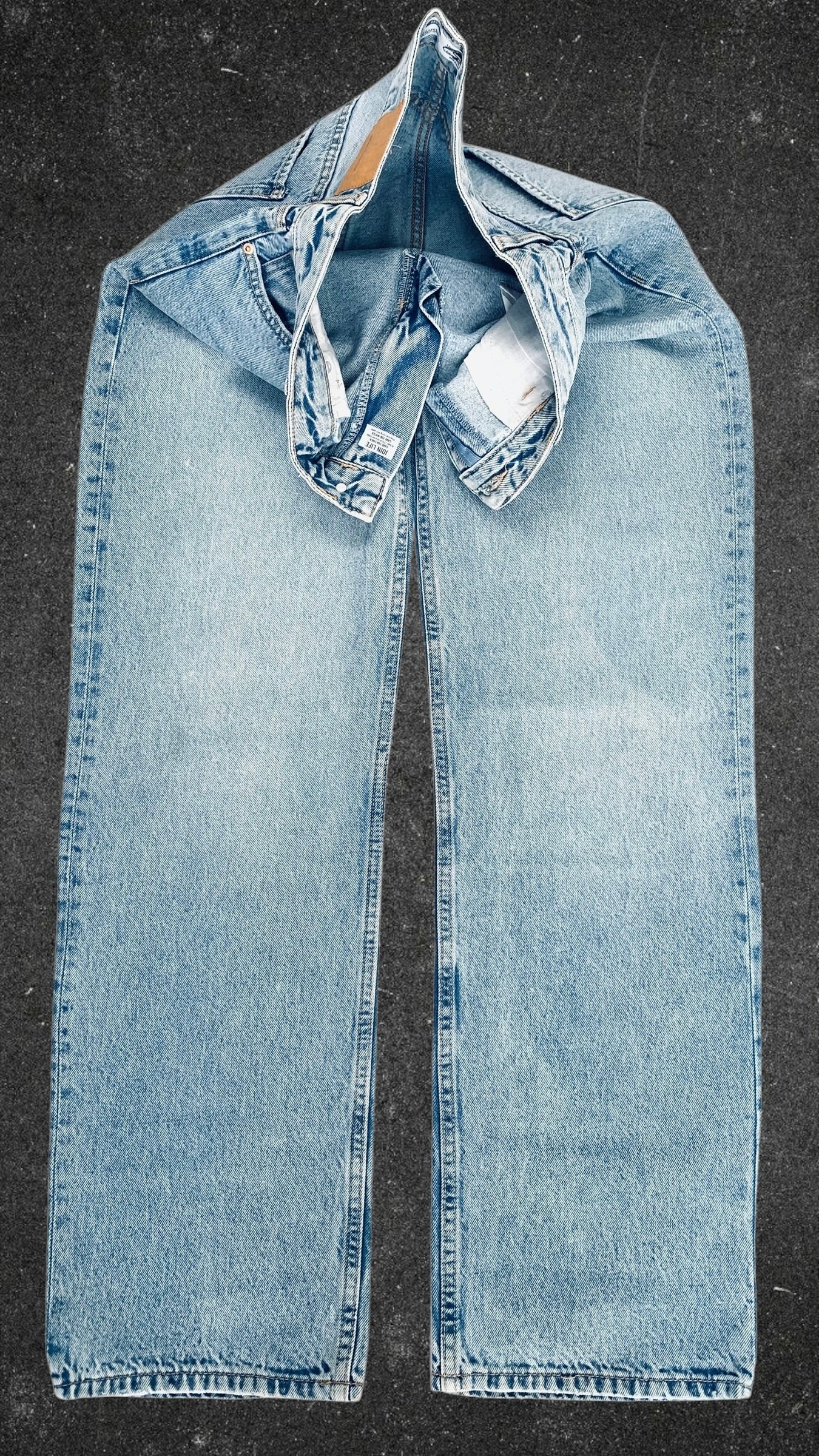 BERSHKA  WIDE LEG JEANS - UK 12