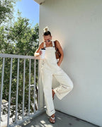 CASABLANCA 90's WIDE LEG VINTAGE OVERALL - UK 10