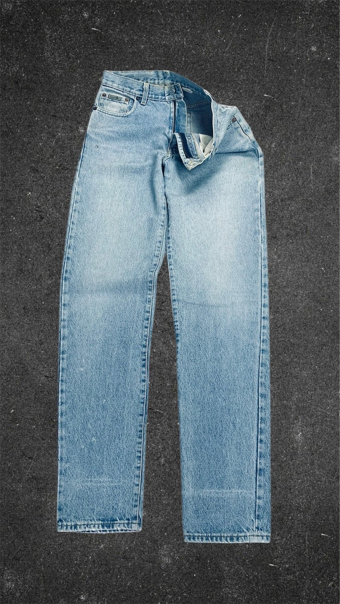 CALVIN KLEIN STRAIGHT LEG VINTAGE JEANS - UK 8