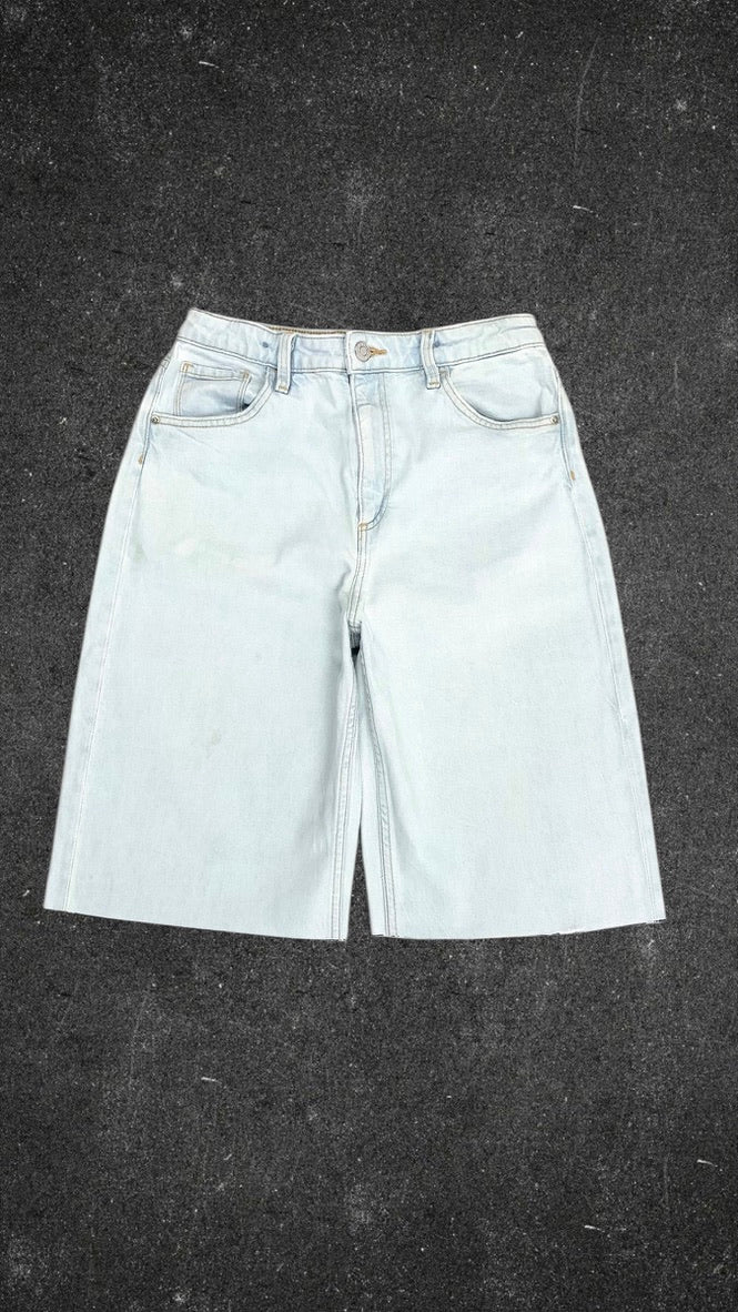 H&M ADJUSTABLE WAIST BERMUDA SHORTS - UK 4