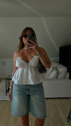 UNIVERSAL THREAD RAW HEM BERMUDA SHORTS - UK 16