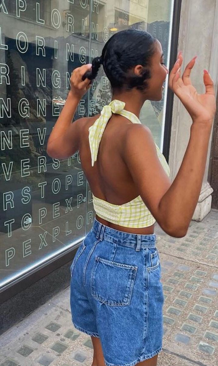 H&M BERMUDA SHORTS - UK 10