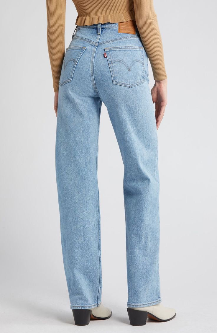 LEVI STRUASS & C0 STRAIGHT LEG VINTAGE JEANS - UK 10