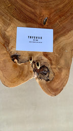 BALANCE SLEEPERS HUGGIES HOOP EARRINGS