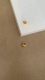 RAINDROP  HUGGIES HOOP EARRINGS