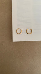 FORMATION ROUND HARLOW HOOP EARRINGS