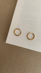 FORMATION ROUND HARLOW HOOP EARRINGS