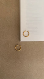 FORMATION ROUND HARLOW HOOP EARRINGS