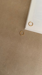 FORMATION ROUND HARLOW HOOP EARRINGS